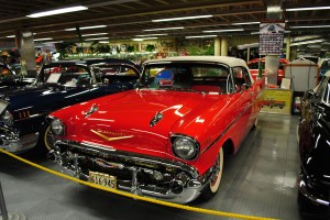 1957 Chevrolet Bel Air convertible, Automobile Museum, Tallahassee