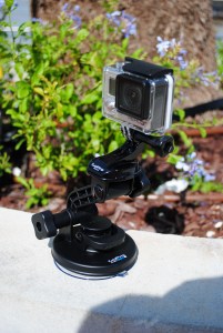 GoPro Hero 3+ with suction cup