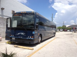 Greyhound bus, Miami