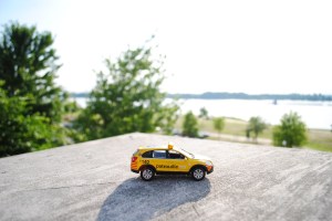 Chevy Captiva in front of the Mississippi River, Memphis