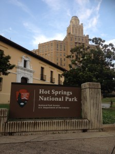 Hot Springs National Park sign, Hot Springs