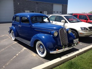 One of Lance's cars, Blue Collar Bobbers, Sandy, Utah
