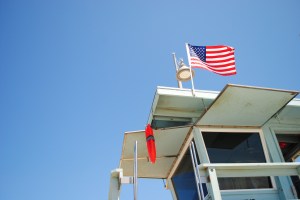 Lifeguard tower, Venice Beach, California