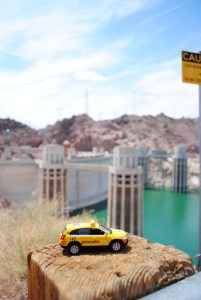 Little Captiva gazing at Hoover Dam, Arizona & Nevada