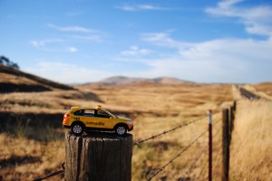 Dry meadows in the middle of California