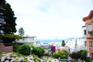 View from Lombard Street, San Francisco, California
