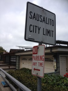 Sausalito city limits, California
