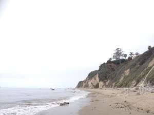 One of many beaches in Santa Barbara, California